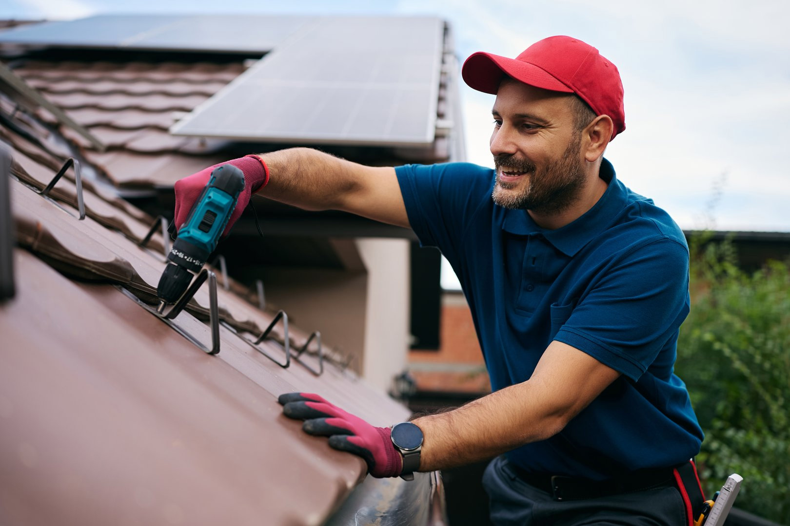 Envision Homes roofing team at work in Burbank CA